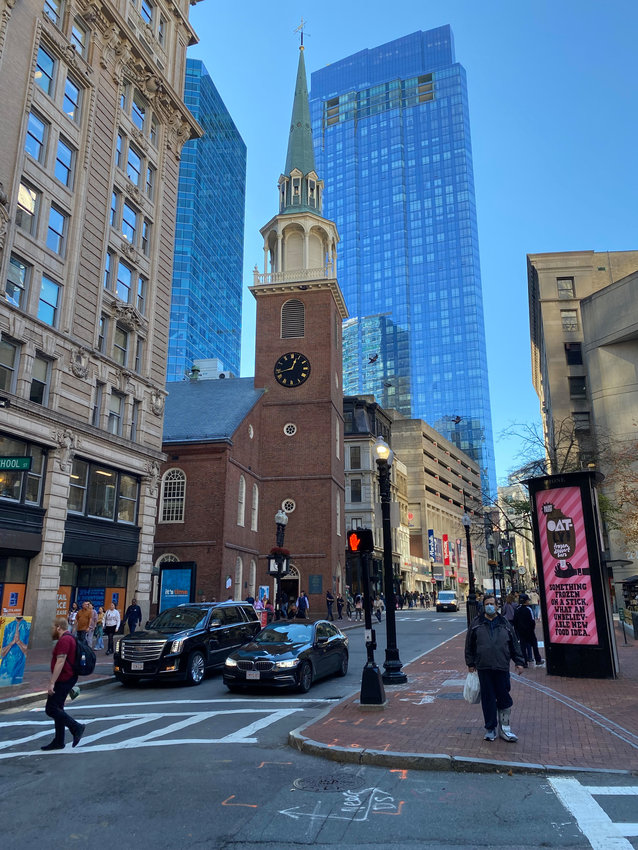 School Street in Boston