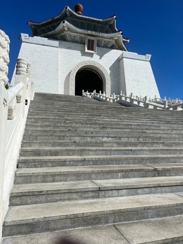 Chiang Kai-Shek's Memorial Hall in Taipei (the former leader of the Republic of China)