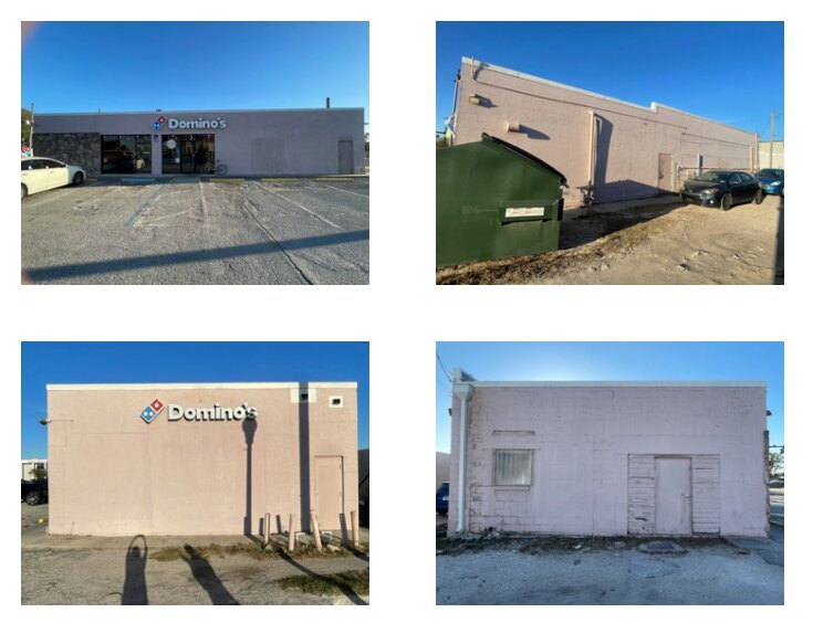 Domino's Pizza before the renovation.