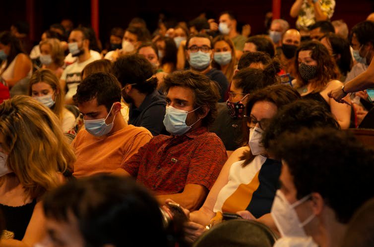 Masks are a crucial tool for stopping the pandemic &ndash; but don&rsquo;t let them give you a false sense of security. Patricia J. Garcinuno/Getty Images Entertainment via Getty Images Europe