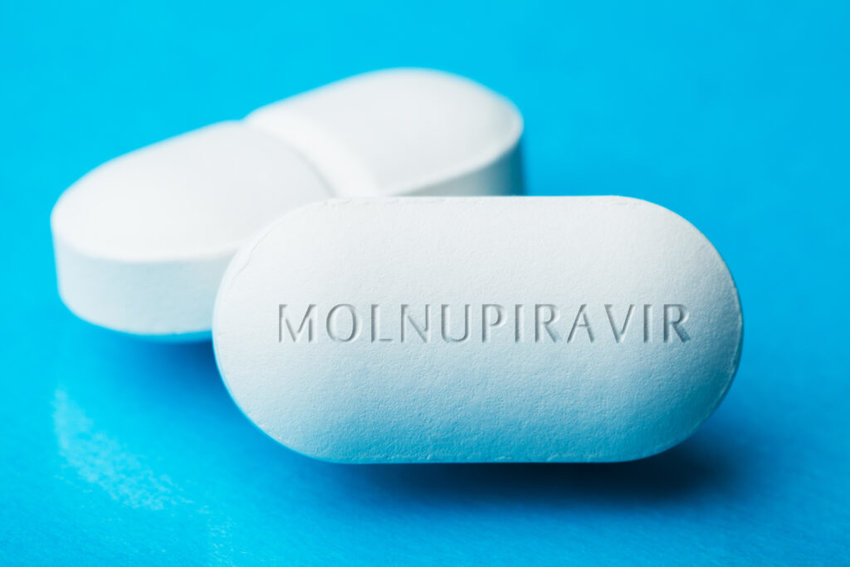 COVID-19 experimental antiviral drug molnupiravir, a potential COVID-19 treatment. Credit: Getty Images