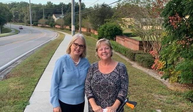 Orange County Commissioner Christine Moore, District 2 and Lee Yarborough of Majestic Oaks