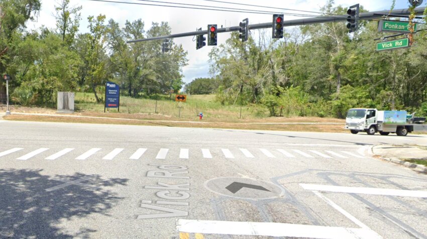 The intersection of Ponkan and Vick Road was closed for three days due to a sewer break.