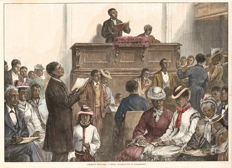 Many African Americans made education a high priority after the Civil War.