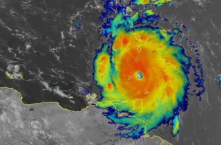 Hurricane Beryl hit the island of Carriacou, Grenada, on July 1, 2024, with 150 mph sustained winds.