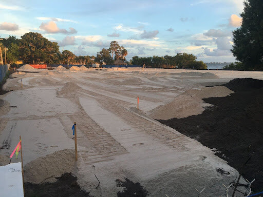 Where the southern half of the Upland Bayfront Preserve stood, there’s now fill dirt, soon to become a soccer field and beach volleyball courts.