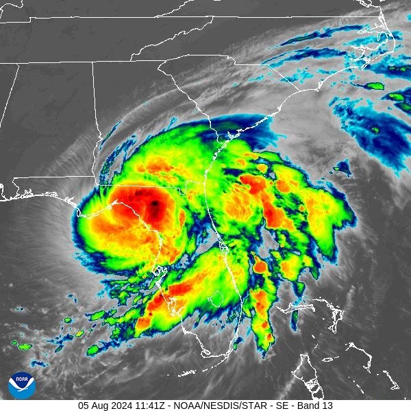 Photo from the NOAA satellite through Florida Phoenix.