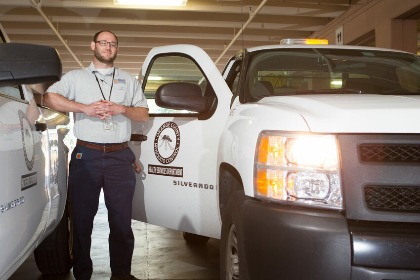 Brett Elliott, Foreman for Orange County Health Services Department and Mosquito Control Division