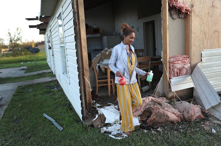 Recovery from a hurricane gets even harder when more storms follow, as Lake Charles, La., residents saw.