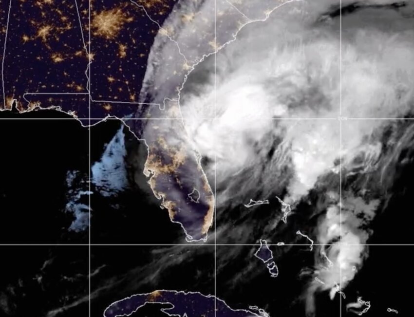 Hurricane Milton departs Florida.