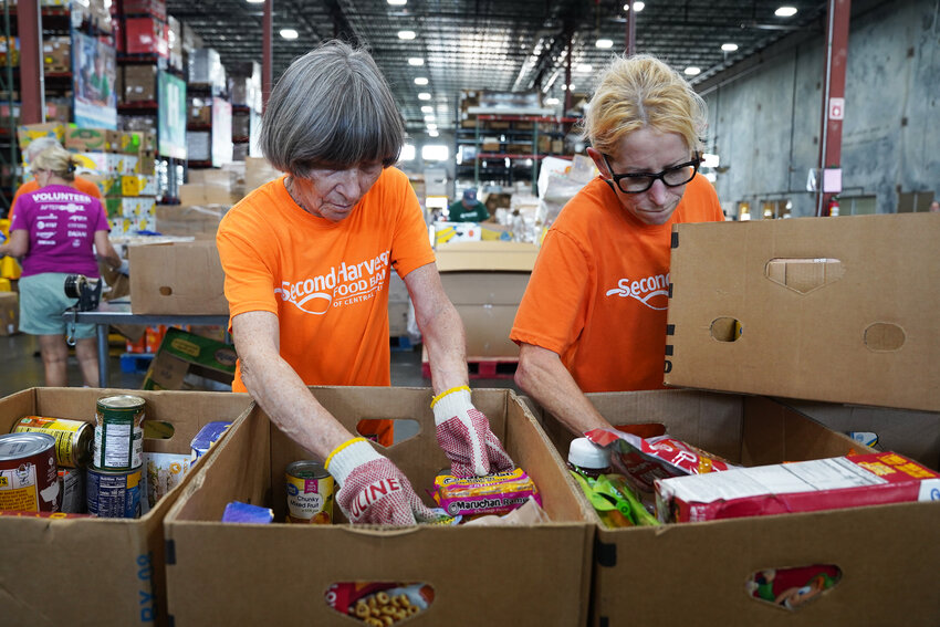 Volunteers at Second Harvest Food Bank of Central Florida