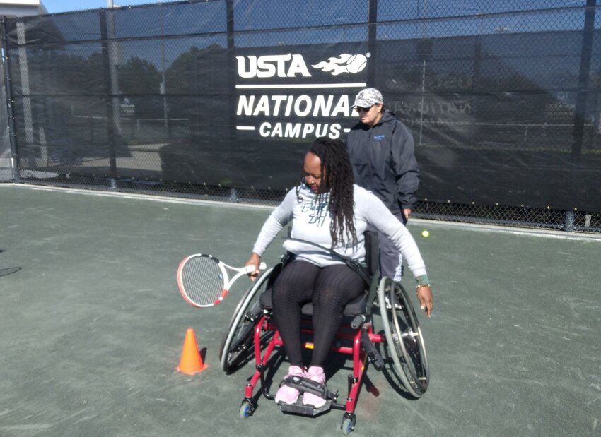 Patsy Whitely, USTA trained adaptive tennis coach, mother, business executive and TBI survivor