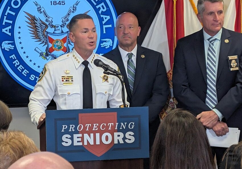 Hillsborough County Sheriff Chad Chronister in Tampa on June 2, 2025.