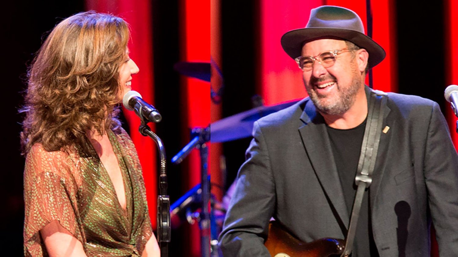 Amy Grant and Vince Gill in concert