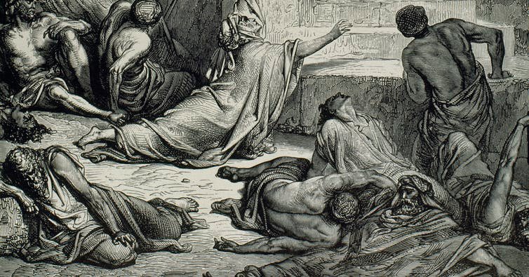 The famine in Samaria was one of many depicted in the Bible.
PHAS/Universal Images Group via Getty Images