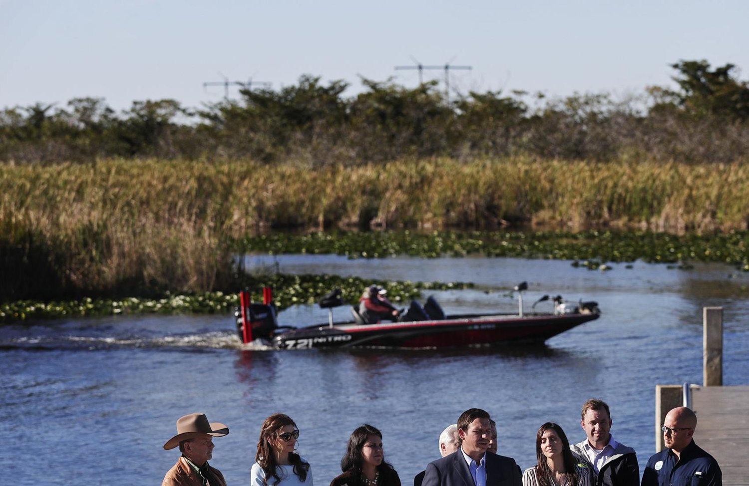 Florida Gov. Ron DeSantis speaks about his environmental budget at the Everglades Holiday Park during a new conference in Fort Lauderdale, Fla.

Brynn Anderson / AP file photo