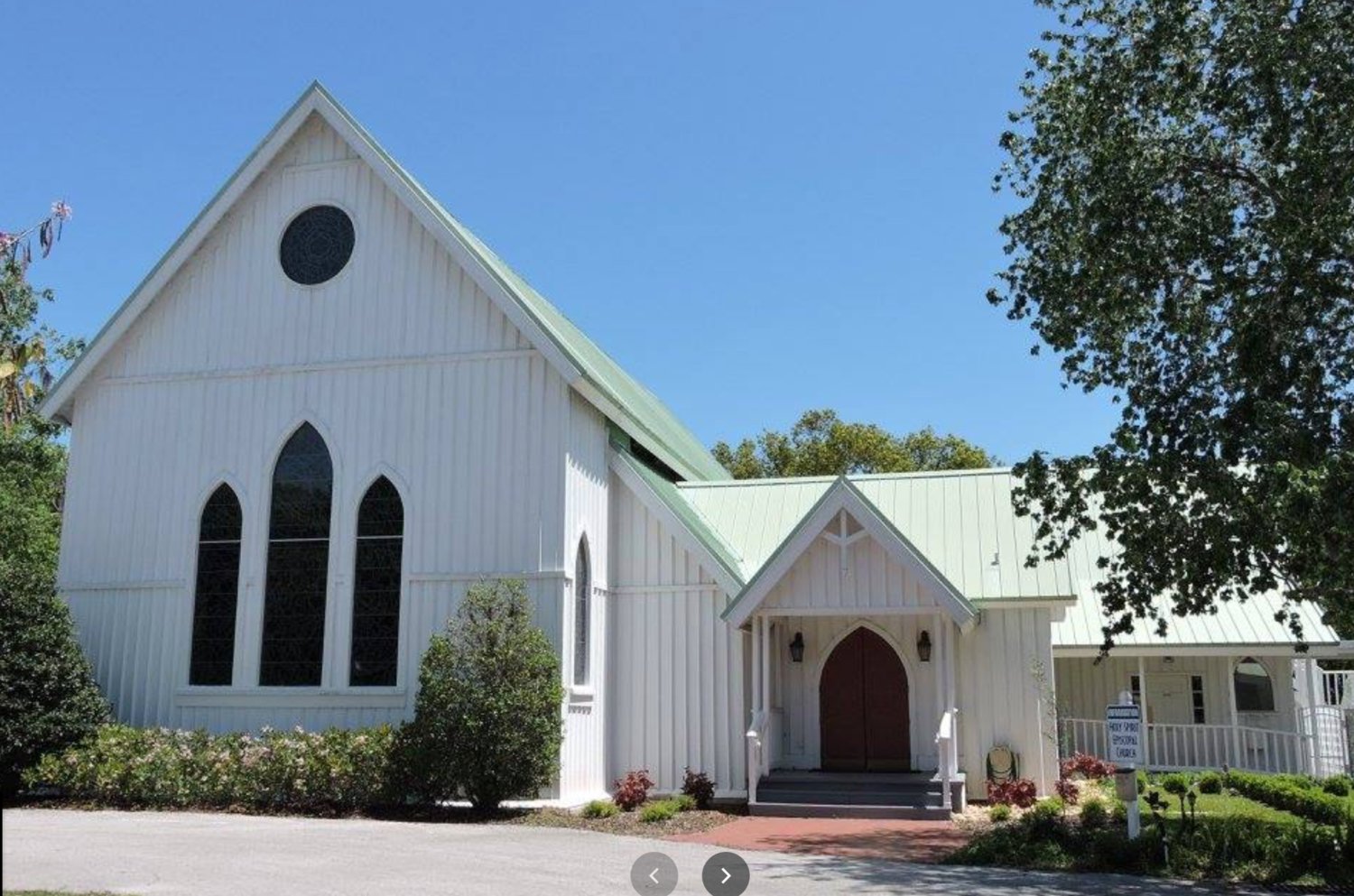 Church of the Holy Spirit - The little church began as a simple rectangular wooden structure in 1866. In 1970, the church was moved to its current location.