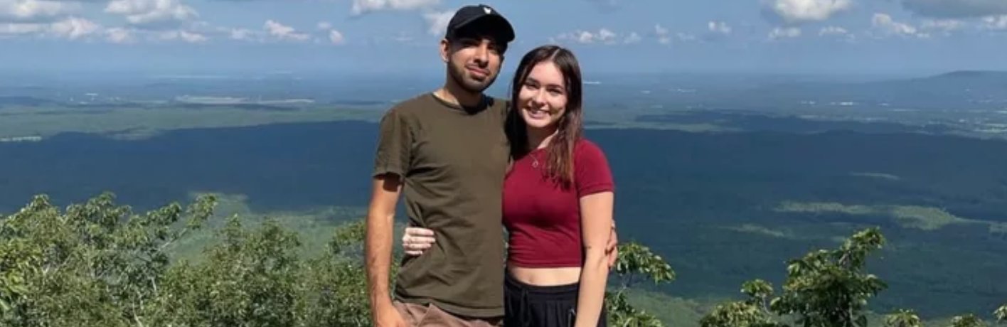 Adam Simjee, 22, and Mikayla Paulus, 20, were hiking in Cheaha State Park Sunday when they were robbed at gunpoint. Simjee was fatally shot during the incident.