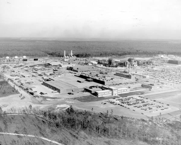 Undated aerial view of the then-Chemstrand Corp. nylon plant in Escambia County, now run by Ascend Performance Materials.
