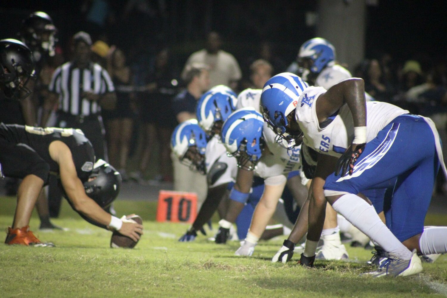 On a blocked punt with less than three minutes left in the game, Apopka broke a scoreless tie with a safety and defeated Ocoee 2-0 in its season opener.