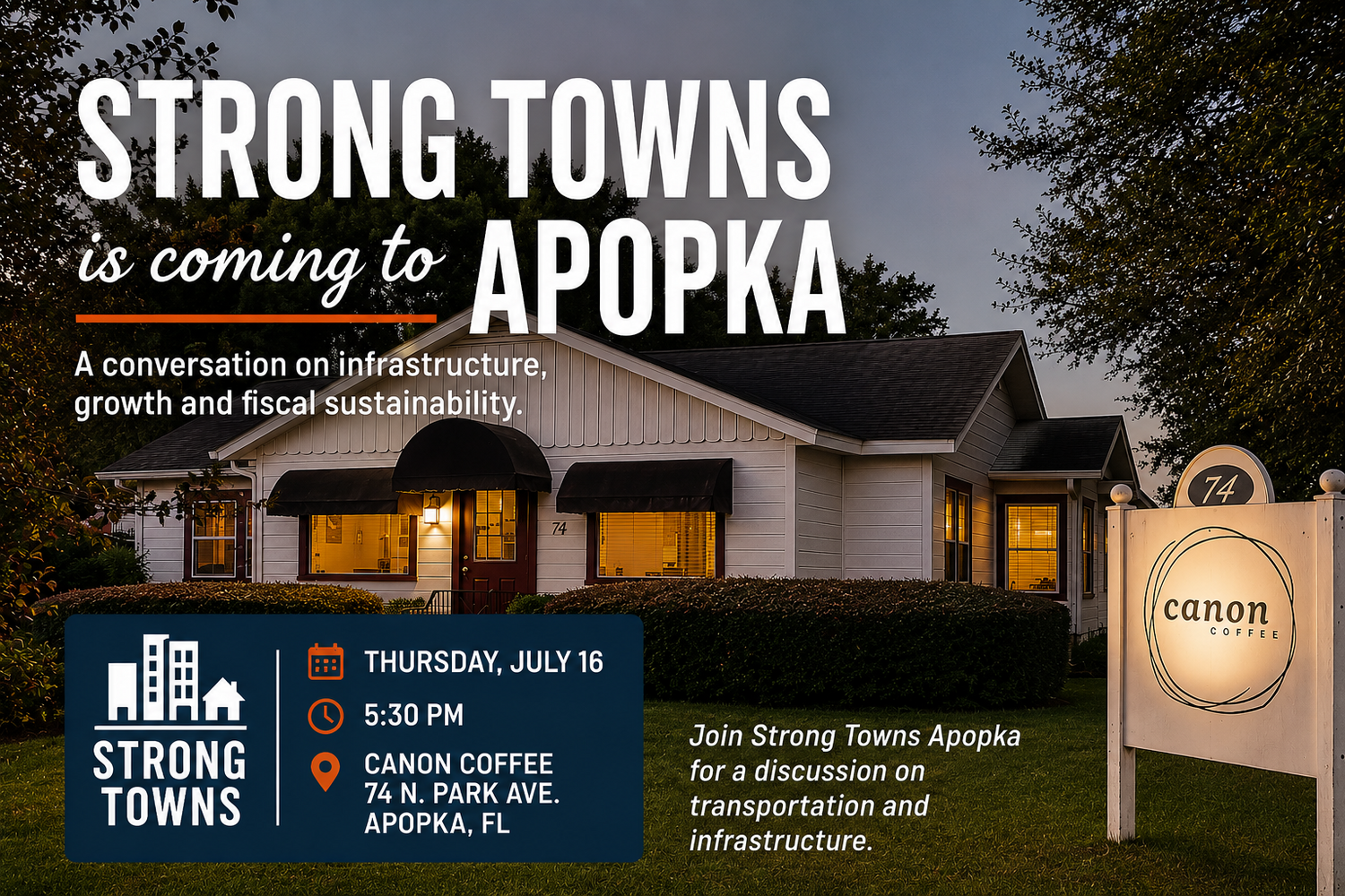 Strong Towns brings infrastructure conversation to Apopka