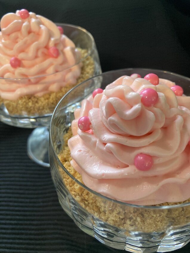 Pink Lemonade No-Bake Treats (shown) a cool and easy-to-make summer dessert.   Linda Masters/The Baxter Bulletin