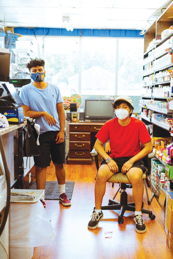 Yaseen Ali and Jose Tepile (right), two friends, have had their own experiences working during a pandemic.