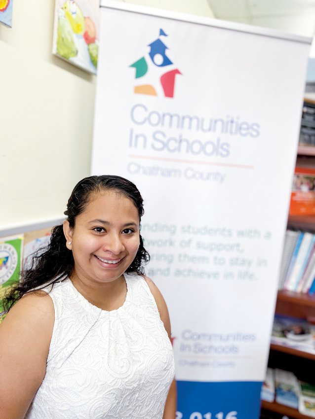 Jazmin Mendoza Sosa grew up in Siler City and now works in the community as a student support specialist for Communities In Schools of Chatham County.