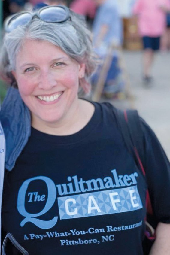 Jennie Knowlton, the founder of The Quiltmaker Cafe.