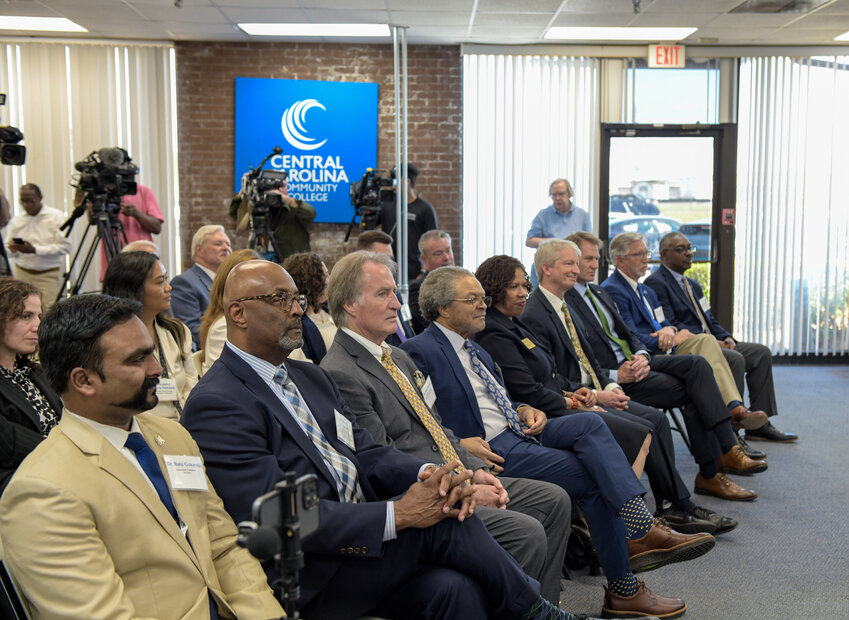 Representatives from several of NC’s Community College’s were in attendance at Wednesday’s event.