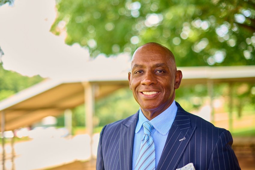 Dr. Anthony Jackson, pictured here outside of the Chatham County Schools central office building, began as the district's superintendent July 6.