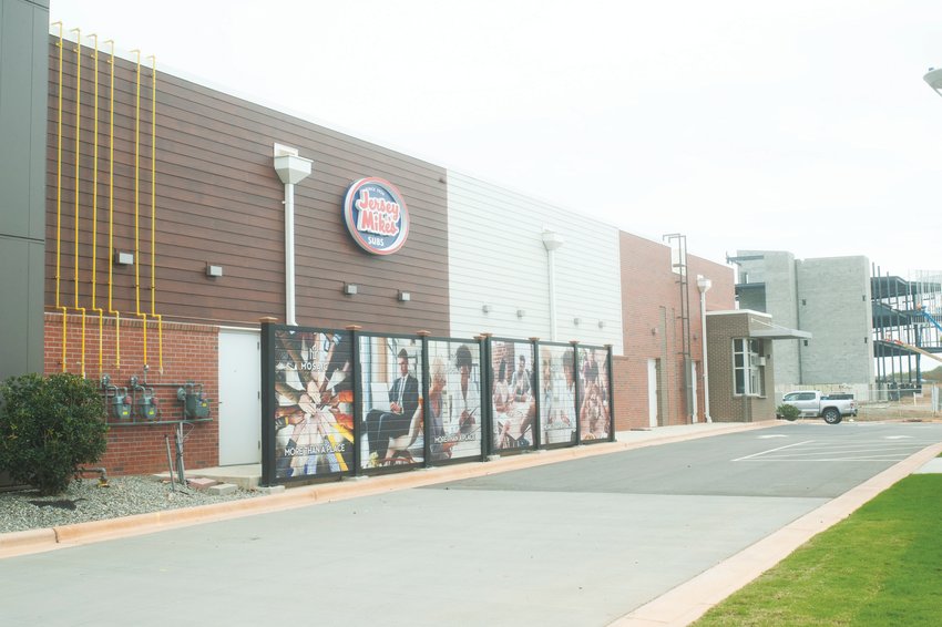 As the Mosaic development continues in its upward progress, the Jersey Mike's restaurant is open for business.