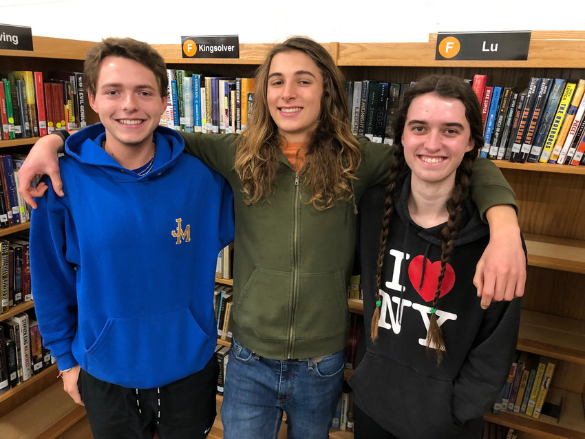 Three J-M juniors Brady Andrew (left), Calvin Conroy (middle) and Maggie Thornton will attend N.C. Governor's School this summer. More than 1,700 high school students across the state applied to attend, but just 820 were selected for the opportunity.
