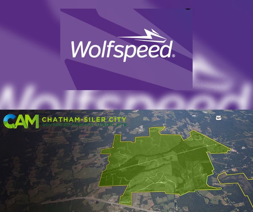 Wolfspeed is slated to build a $5 billion facility to manufacture silicon carbide chips in Siler City.