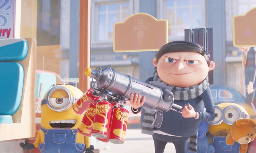 Steve Carell voices the main character in 'Minions: The Rise of Gru.'