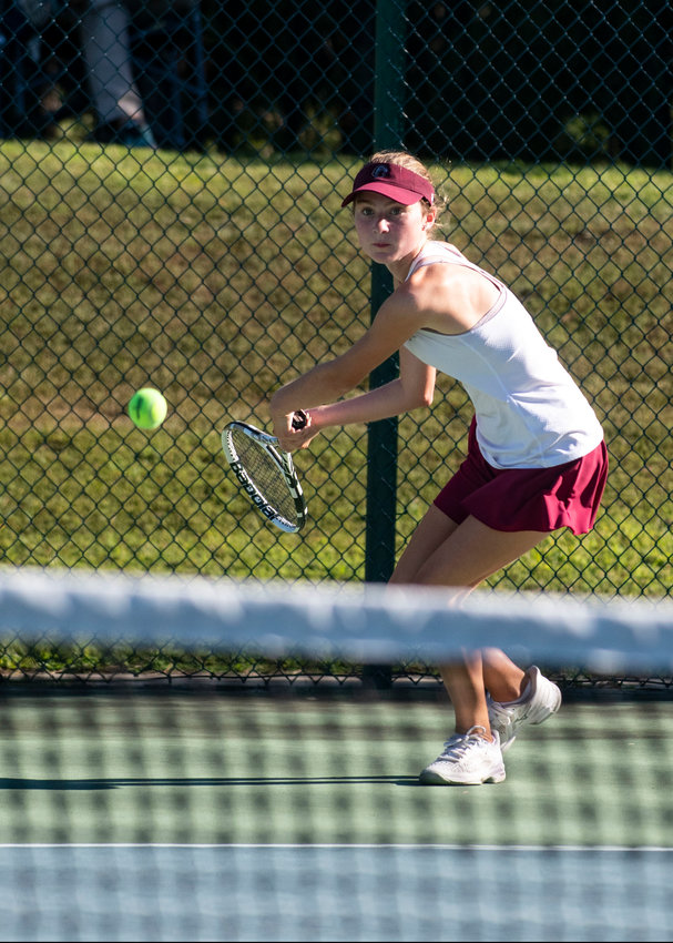 Seaforth sophomore Mackenzy Lehew is 6-0 is 10-2 in singles and 10-1 in doubles for the Hawks this season.