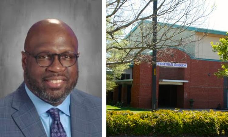 Kevin Leake was named the new principal of Chatham Middle School in Siler City on Monday.
