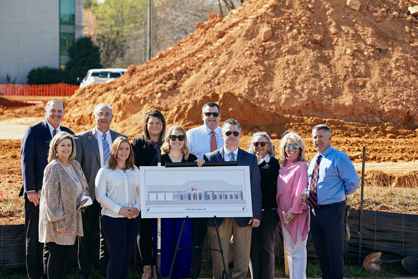 Fidelity Bank breaks ground on new Pittsboro location. Fidelity Bank broke ground on its new Pittsboro location on Monday in a ceremony featuring Pittsboro branch associates, members of the bank&rsquo;s leadership team and local government officials. The new full-service branch will be located at 24 Commerce Court and will feature 10 offices, a conference room, three drive-thru lanes and a drive-up ATM. Fidelity Bank has operated in Pittsboro from a temporary branch located at 32 Industrial Park Drive, Suite 140. since June 2021. The Pittsboro branch team consists of Market Executive Katie Walker, Business Development Officer Tony Cash, Branch Manager Teresa Farrell, Relationship Bankers Cindy Cochie and Sondra Cooper, and Business Loan Assistant Courtney Lowe. &lsquo;Our team is thrilled to expand our presence in Pittsboro with this investment in the community,&rsquo; Walker said. &lsquo;We&rsquo;re passionate about serving the local businesses and residents of Pittsboro and the surrounding communities and are committed to providing Right By You customer service, offering products and services that meet the needs of the community, and volunteering in local organizations to give back to the people of the Town of Pittsboro.&rsquo;.