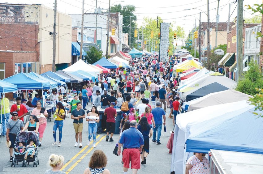 2019's Spring Chicken Festival, pictured here, drew 5,000 attendees.