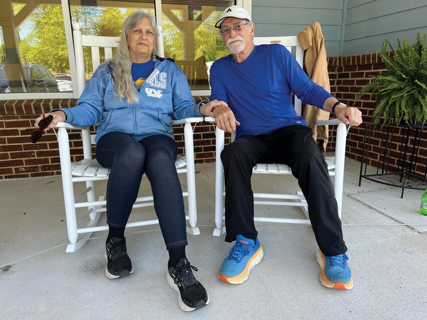 Kim (left) and Don (right) Warren, of Silk Hope, are two of several local athletes who will compete in the Chatham County Senior Games during the spring.
