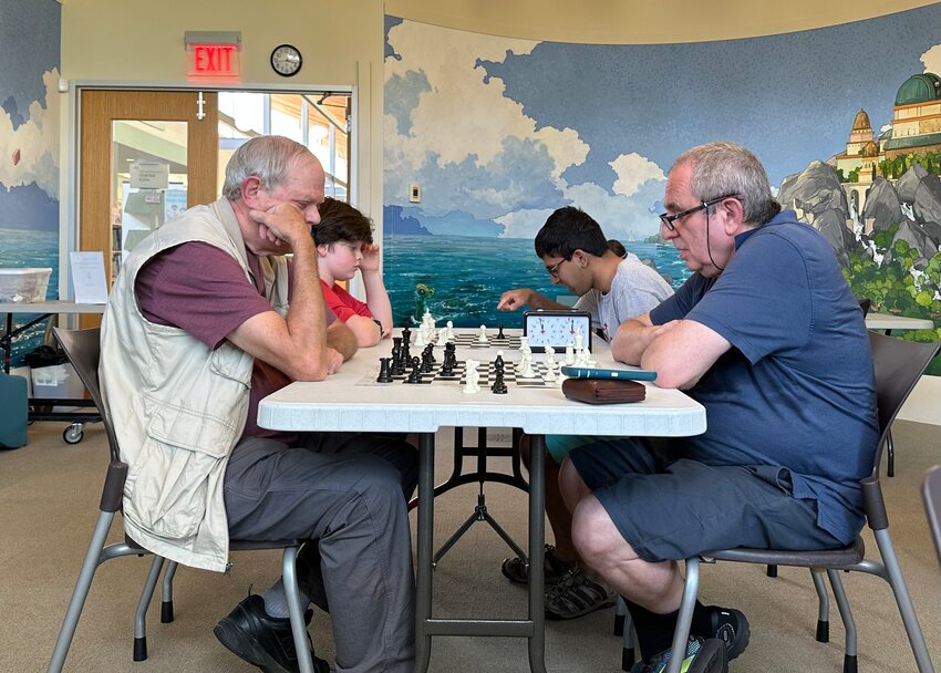 The Chess Club at the Chatham County Public Library.