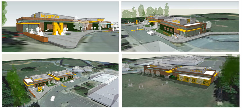 Here&rsquo;s the vision for the new Northwood athletic facility, to be located next to the existing field house.