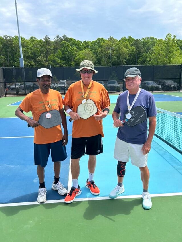 One of the premiere events of the Chatham Senior Games is pickleball.
