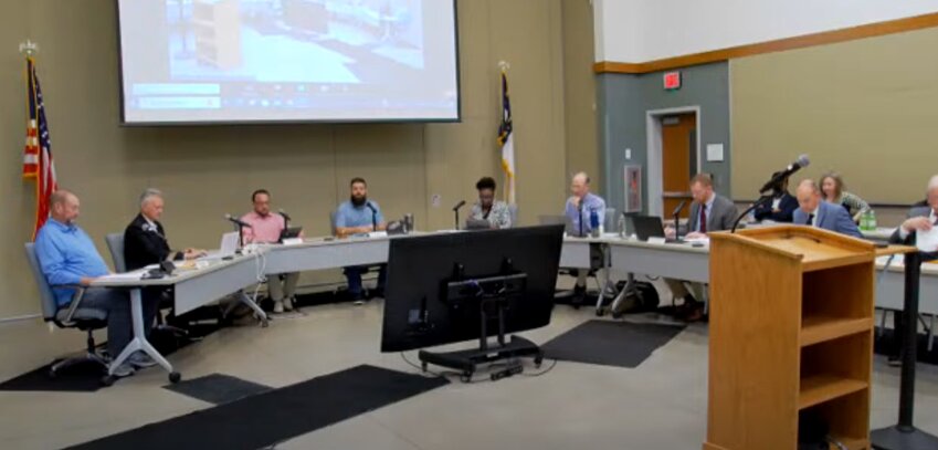 The Pittsboro Board of Commissioners meets on April 8.