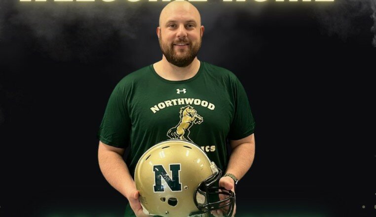 Former Northwood player Dalton Brown accepted his first head coaching job back at his alma mater. (Photo courtesy Northwood football)