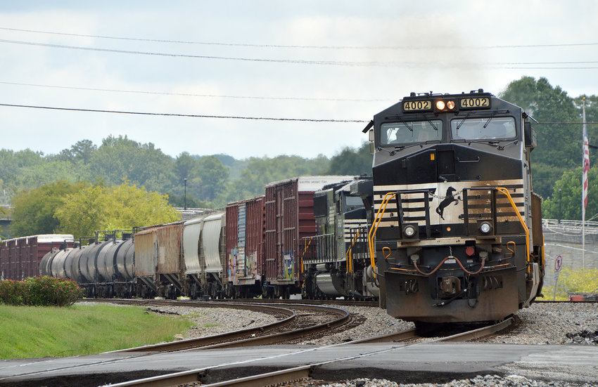 A Norfolk Southern freight train passes through Austell, Ga. (Index/Henry Durand, File)
