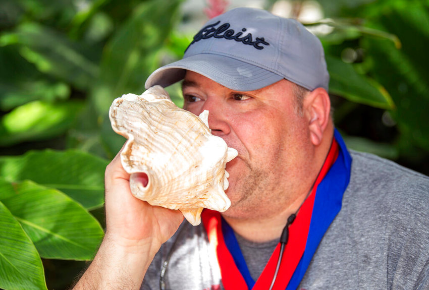 doctor wins Key West conch shell blowing contest The