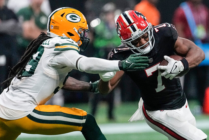 Falcons speedy rookie Bijan Robinson will test Packers run defense