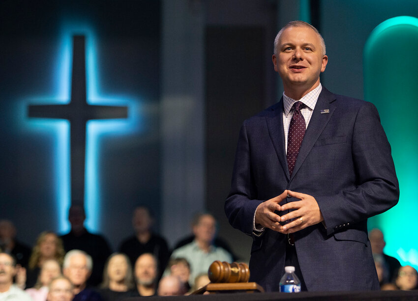 Josh Saefkow is beginning his second term as president of the Georgia Baptist Convention