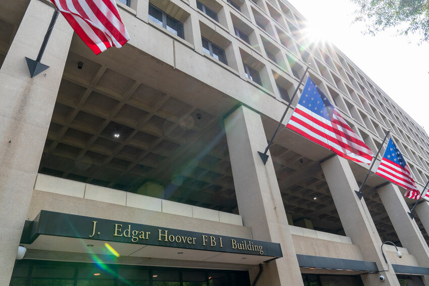 The J. Edgar Hoover FBI Building, home to the FBI headquarters, is seen June 9, 2023, in Washington. (AP Photo/Alex Brandon, File)